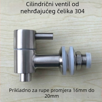 JT-61 inox čeli vinska slavina 304, kuglasti ventil s keramičkim jezgrom, 1–100°C, 5–10 MPa