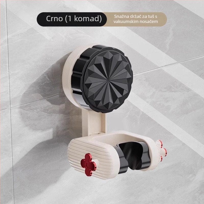 Držač za tuš bez bušenja, podesiv, rotirajući, zidni, plastični