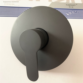 Skriveni zidni tuš miješalica, mesing tijelo, model XN-2803-1H, keramički kartridž, ugrađena u zid, miješanje tople i hladne vode, moderan stil