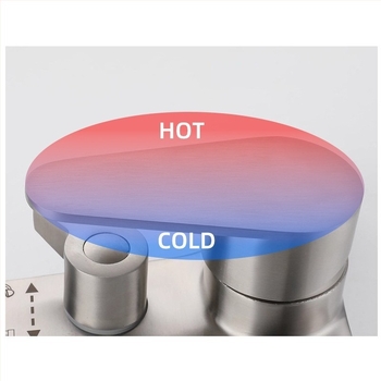 Tuš miješalica od nehrđajućeg čelika 304, model SSK8324, skrivena ugradnja u zid, miješajući tuš, brušeni završni sloj
