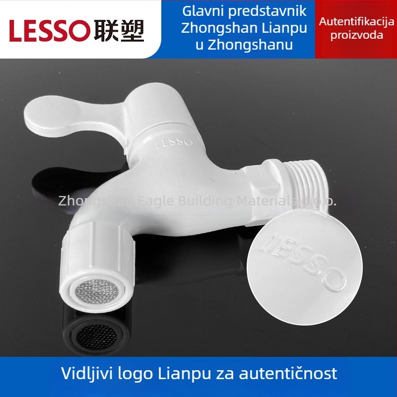 Slavina za umivaonik, model W13103, plastična, DN15, 1,6 MPa, navojno spajanje.