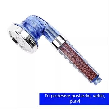 Set tuš glava s pritiskom, negativnim ionima, grijač za kupaonicu i tuš crijev