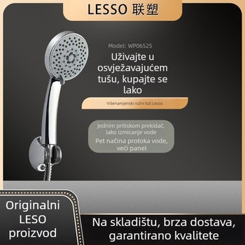 Liansu Podesivi set tuša sa zidnim grijačem, 3 i 5 načina rada, visok tlak