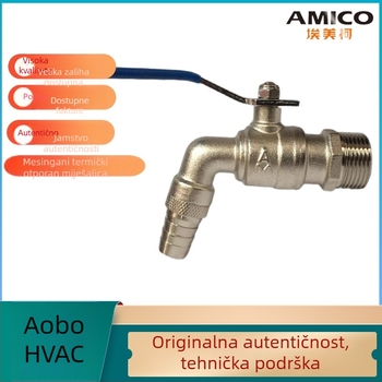 Slavina modela 501, nehrđajući čelik, jednoruka, zidni ugradbeni, visoka temperatura do 100°C