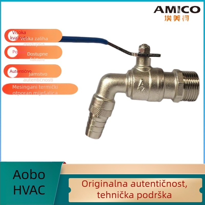 Slavina modela 501, nehrđajući čelik, jednoruka, zidni ugradbeni, visoka temperatura do 100°C