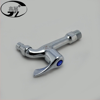 Kran za perilicu s četiri izlaza, zidni, jednoručno upravljanje, bakreni, elektroplatirano, model GZZ803