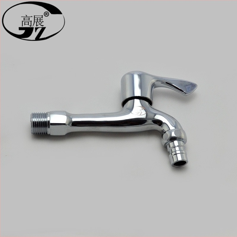 Kran za perilicu s četiri izlaza, zidni, jednoručno upravljanje, bakreni, elektroplatirano, model GZZ803