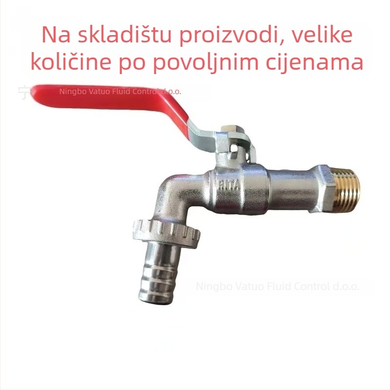 Ventil za perilicu rublja – bakreni, jednoručni upravljač, PN25, -20 do 120°C, zidni priključak