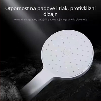 Ručna tuš glava s funkcijom kiše, ABS materijal, samostojeća instalacija (60°C, 1.8 MPa)