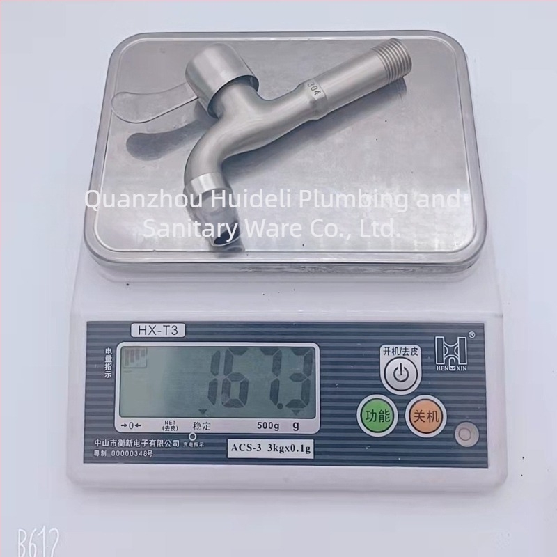 304 produženi mlazni ventil za mop, zidna instalacija, keramički jezgreni ventil, DN15, 0–90°C