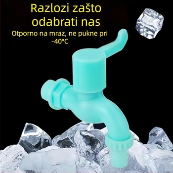 Zimootporna vanjska plastična slavina, navojna spojka, model ST-8665, raspon temperatura -40 °C do -90 °C, nazivni tlak 0-1.6 MPa