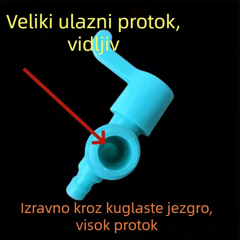 Zimootporna vanjska plastična slavina, navojna spojka, model ST-8665, raspon temperatura -40 °C do -90 °C, nazivni tlak 0-1.6 MPa