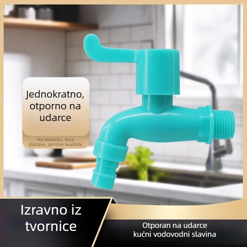 Zimootporna vanjska plastična slavina, navojna spojka, model ST-8665, raspon temperatura -40 °C do -90 °C, nazivni tlak 0-1.6 MPa