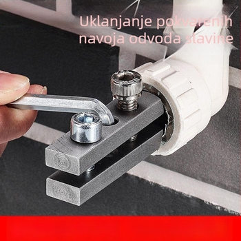Alat za izvlačenje prekinutih navoja s baterije i kutnog ventila, legura, dvostruka konstrukcija, jezgro ventila od bakra, moderni minimalistički stil, Get the clouds