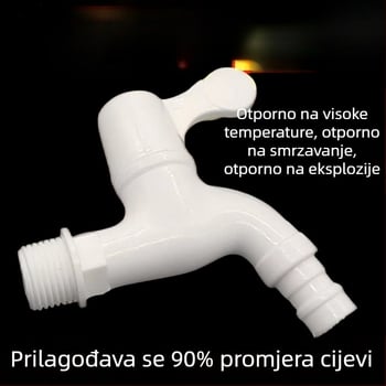 Plastični ventil za perilicu rublja, otporan na smrzavanje, brušena površina, jezgro ventila s valjkom, 35 g, CE potvrda