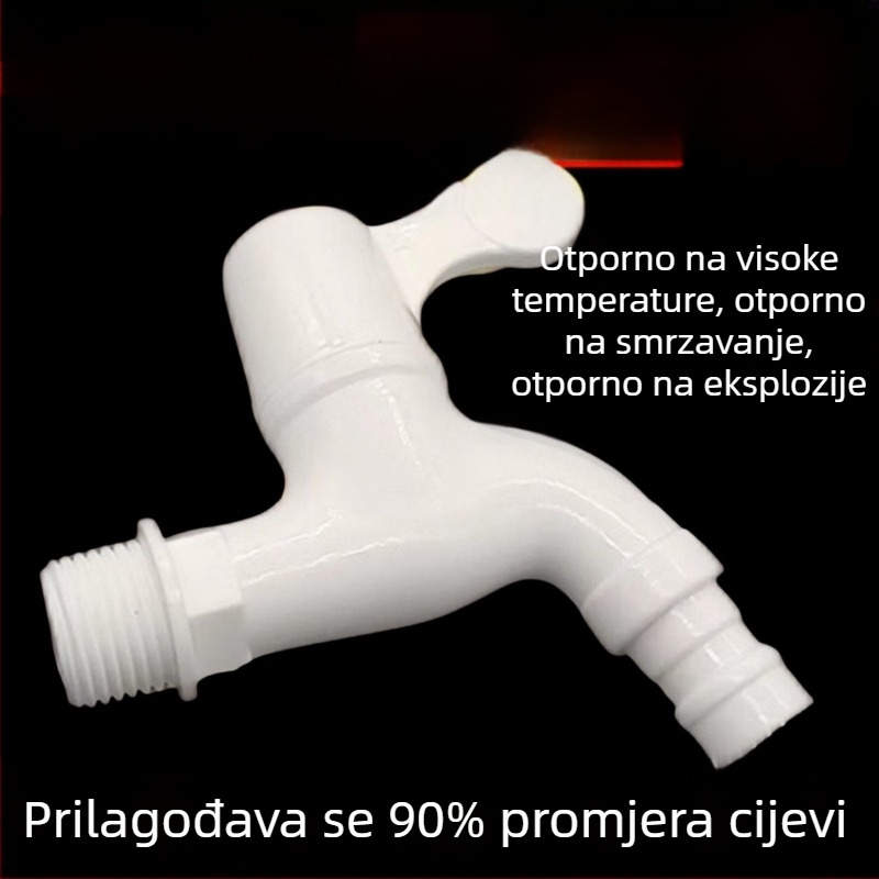 Plastični ventil za perilicu rublja, otporan na smrzavanje, brušena površina, jezgro ventila s valjkom, 35 g, CE potvrda