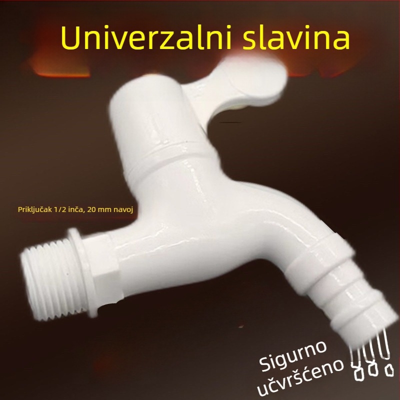 Plastični ventil za perilicu rublja, otporan na smrzavanje, brušena površina, jezgro ventila s valjkom, 35 g, CE potvrda
