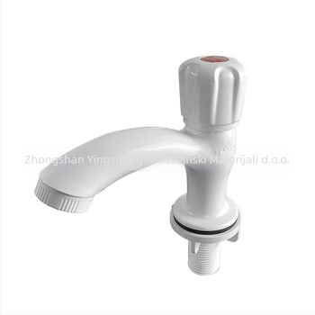 Plastična miješalica za umivaonik, model W33102, samo hladna voda, ulaz 15 mm, tlak 1,6 MPa, keramički kartridžni ventil