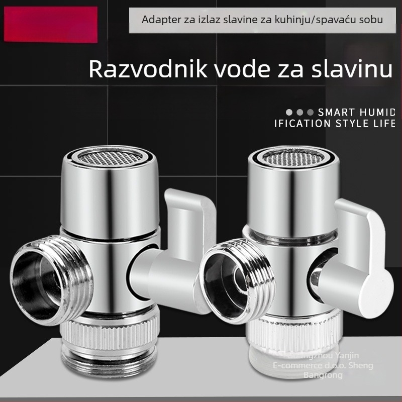 Mesingov razvodnik slavine s keramičkim diskom, jednostruki spoj za perilicu rublja, CE certifikat