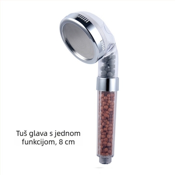 Prijenosni spa tuš set s režimima prskanja, masaže, mjehurića i kiše; ABS materijal, 4-priključni spoj, moderan dizajn