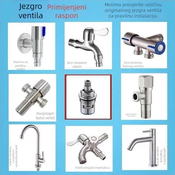 Keramičko jezgro ventila za faucet, brzo otvaranje, model A-1, jednostavna konstrukcija, tip ventila: drugi