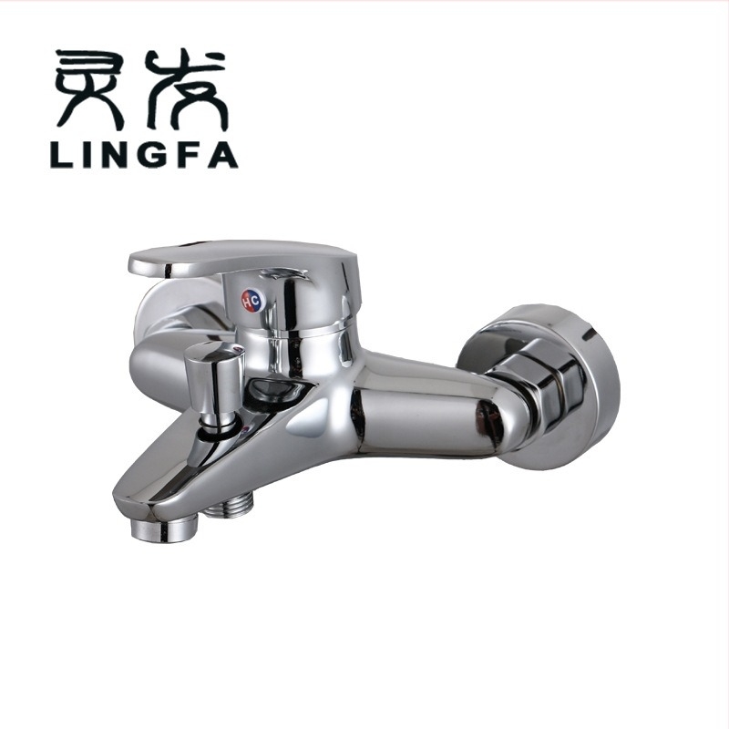 Mixing faucet LF-5002 – bakreno tijelo, keramičko jezgro ventila, podizni mehanizam otvaranja, montaža tip sjedalo, 0–90°C, 10–15 psi, promjer ulaza/izlaza 1–1,5 cm
