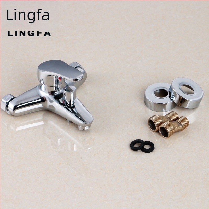 Mixing faucet LF-5002 – bakreno tijelo, keramičko jezgro ventila, podizni mehanizam otvaranja, montaža tip sjedalo, 0–90°C, 10–15 psi, promjer ulaza/izlaza 1–1,5 cm