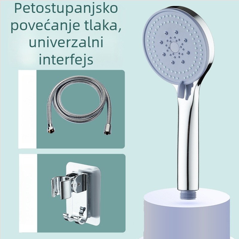 Hans ručna tuš glava s funkcijom kišnog tuša, ABS materijal, pod pritiskom i uštedom vode
