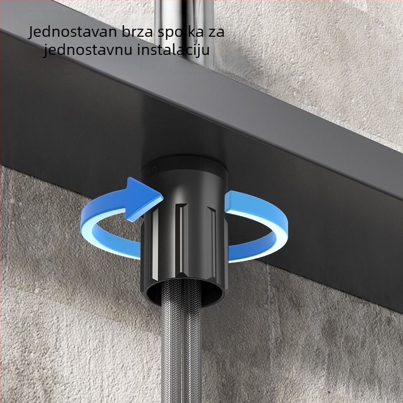 Jiumu slavina za umivaonik, model 32770-334/1B-Z, cinkova legura, keramički disk ventila, kromirani završni sloj