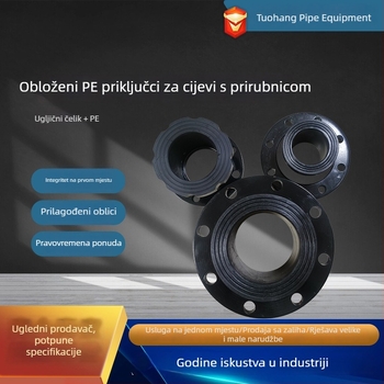 PE elektrofuzijske spojnice s flanšama za plastificirane cijevi, ugljični čelik