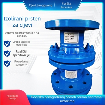 Izolirana prirubnica spoj za naftne i plinske cjevovode, monolitna nehrđajućeg čelika, aksijalni tip, zavareni spoj, dobra elastičnost