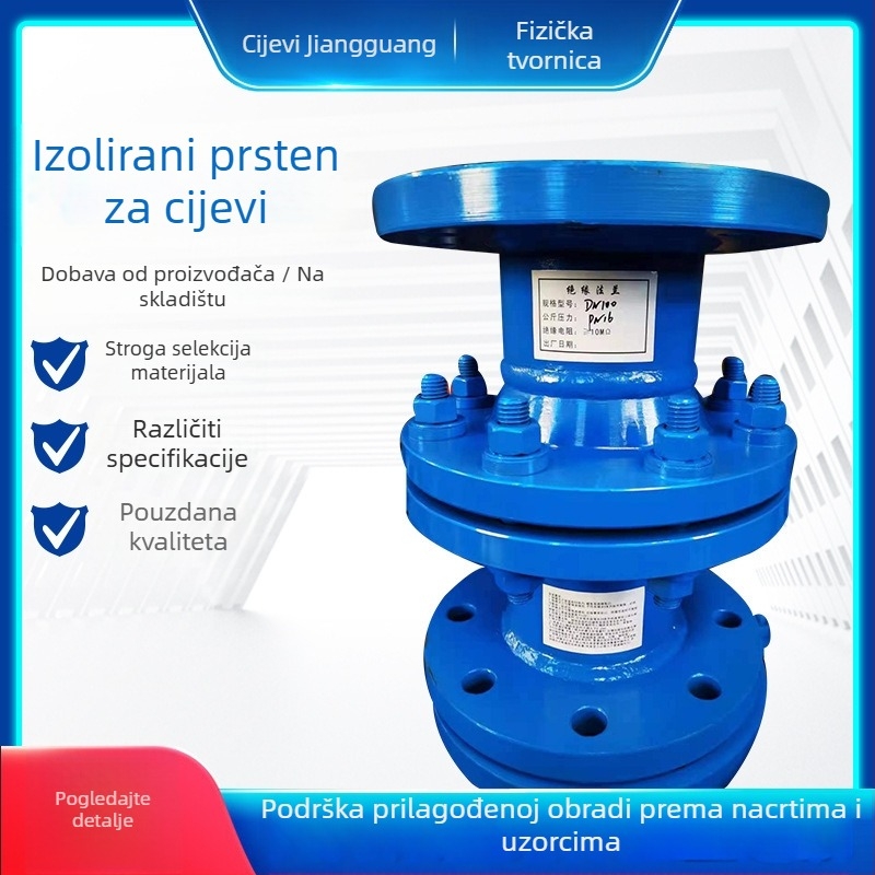 Izolirana prirubnica spoj za naftne i plinske cjevovode, monolitna nehrđajućeg čelika, aksijalni tip, zavareni spoj, dobra elastičnost