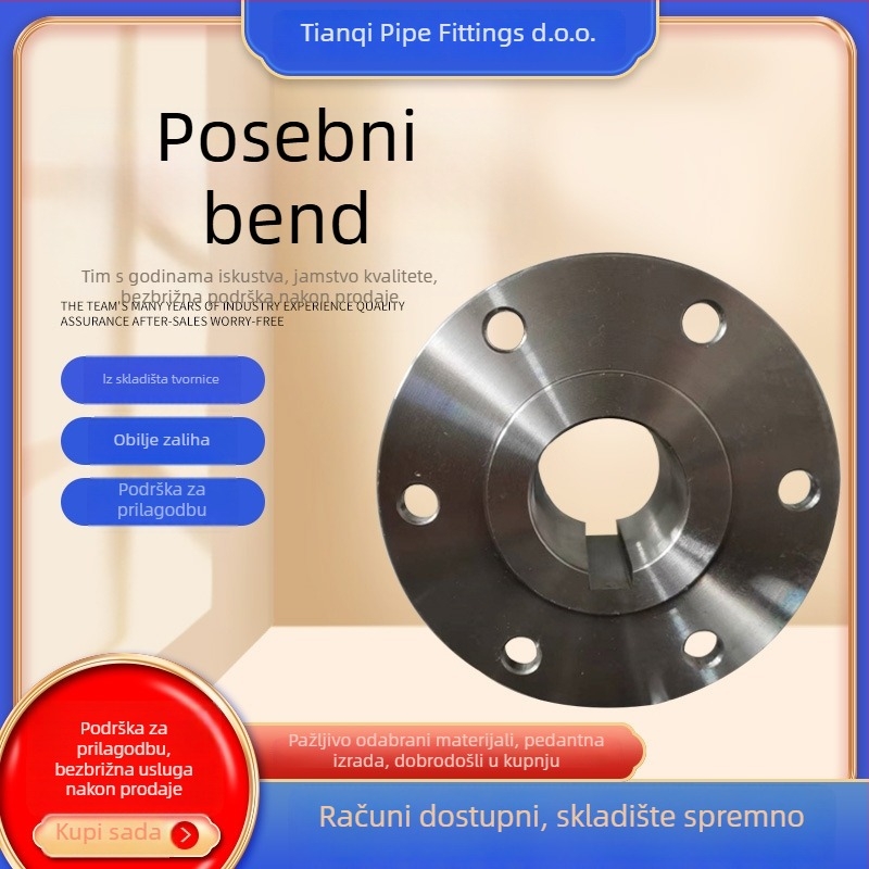 Specijalno oblikovana prirubnica od ugljičnog čelika, kovano, horizontalni tip, zavarivanje spoj, otpornost na koroziju i visoki tlak, nacionalni standard, Tianqi