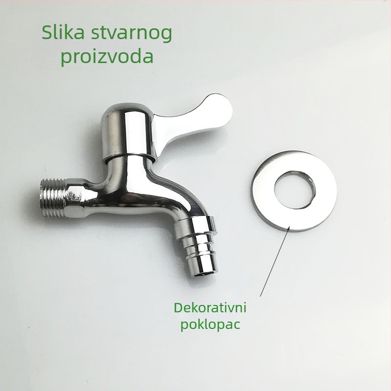 Ventil za hladnu vodu za perilicu, cinkova legura, model gy00398, nazivni tlak 0.6, otvaranje ključem