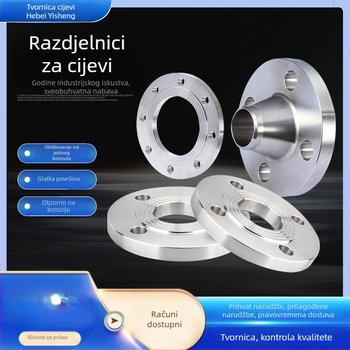 Prirubna ploča od nehrđajućeg čelika, zavareni spoj, otpornost na visok tlak, model 3779.