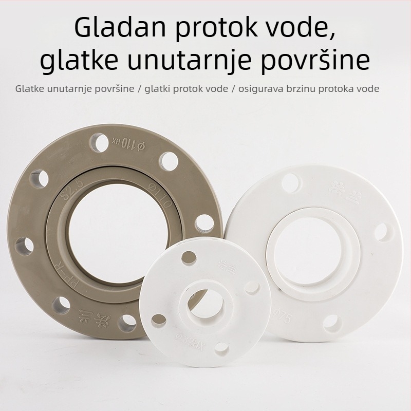 PPR prirubnica, aksijalni tip, vijčano spajanje, 2,5 MPa, Nacionalni standard