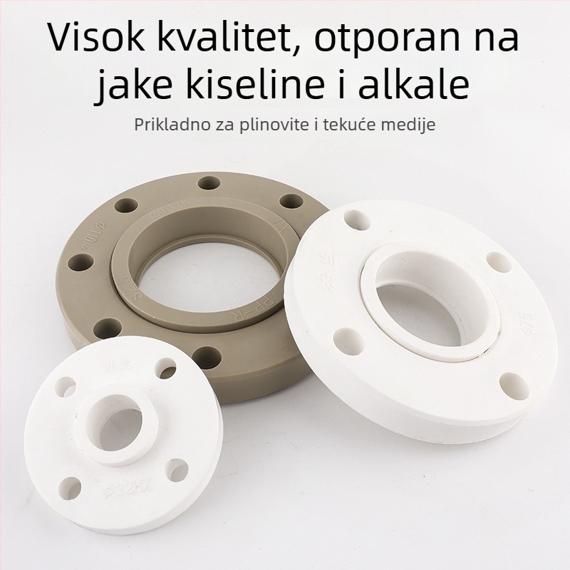 PPR prirubnica, aksijalni tip, vijčano spajanje, 2,5 MPa, Nacionalni standard