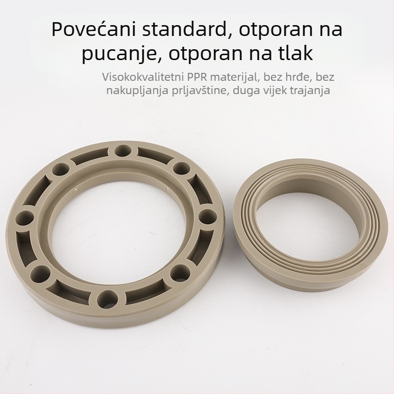 PPR prirubnica, aksijalni tip, vijčano spajanje, 2,5 MPa, Nacionalni standard