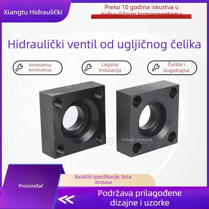 Karbonsko-čelična hidraulična kvadratna prirubnica s socket-weld spojem, bočni tip, otporna na koroziju, model JB/ZQ4485, standard JB/ZQ4486