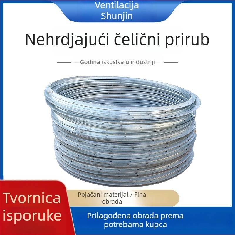 Brtva prirubnice SJ-07, galvanizirana ili nehrđajući čelik, zavarivanje, visoka kompresijska čvrstoća, Klasa A