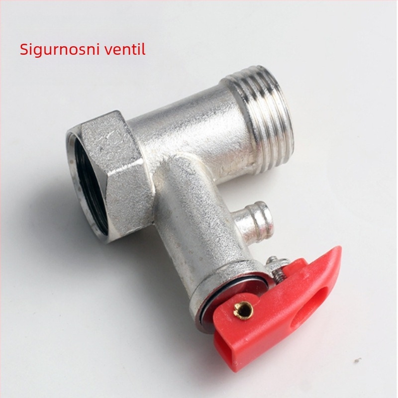 Bakreni U-oblikovani mješajući ventil za električni bojler, DN15, keramičko jezgro, 0-90°C, 0.8-1.2 MPa, izravna ugradnja