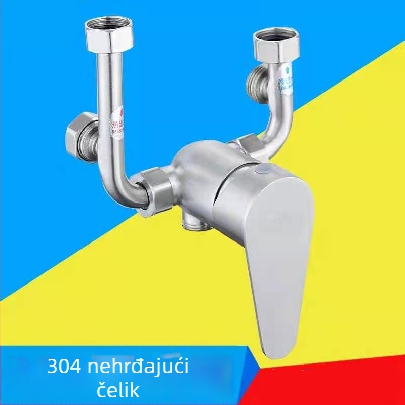 Bakreni U-oblikovani mješajući ventil za električni bojler, DN15, keramičko jezgro, 0-90°C, 0.8-1.2 MPa, izravna ugradnja