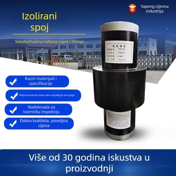 Izolirani spoj cjevovoda – bočni tip, zavarivanje spoja, ugljikova čelika, razred 1, visok tlak