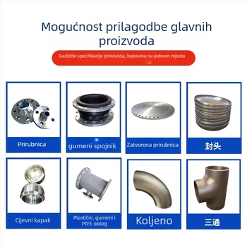 Flanš od ugljičnog čelika, butt-weld, bočnog tipa, spoj zavaren, marka Yapeng, klasa Qualified