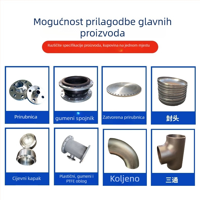 Flanš od ugljičnog čelika, butt-weld, bočnog tipa, spoj zavaren, marka Yapeng, klasa Qualified