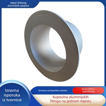 Aluminijski prirubni spoj od legure, horizontalnog tipa, zavarena veza, model DN15–DN4000, promjer po narudžbi