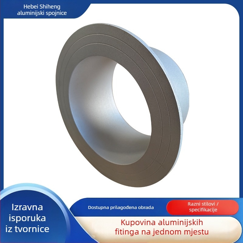 Aluminijski prirubni spoj od legure, horizontalnog tipa, zavarena veza, model DN15–DN4000, promjer po narudžbi