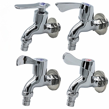 Bakrena slavina za perilicu, zidna montaža, jednoručna, elektroplatirani završetak, 0.8 MPa, ≤80°C