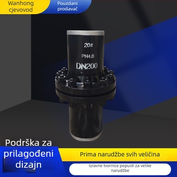 Izolirani prirubni spoj za plinovod, horizontalni tip, zavarivanje, dobra elastičnost, brtva prirube