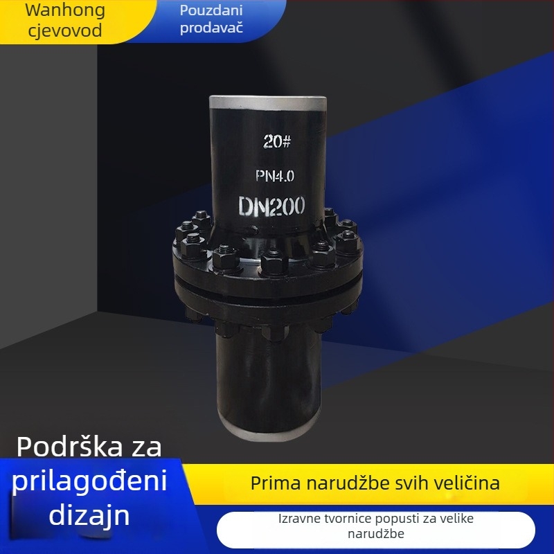 Izolirani prirubni spoj za plinovod, horizontalni tip, zavarivanje, dobra elastičnost, brtva prirube